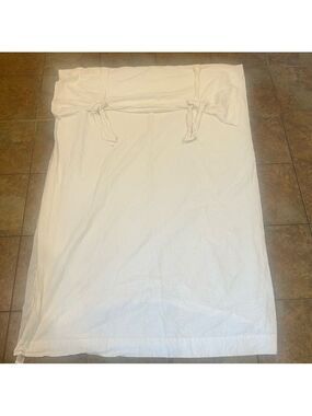 Pottery Barn Linen Nursery Panels Linen Blend Light Blocking Set 2 Romantic Bows